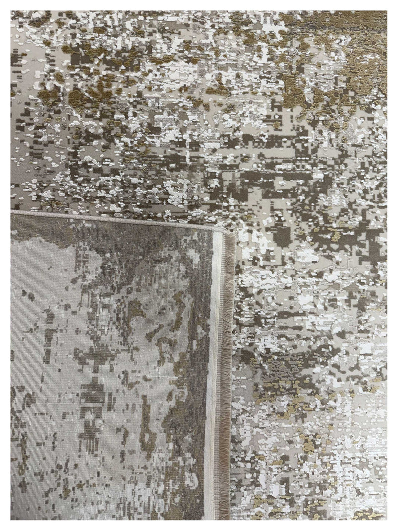 Pacific Ibiza 74047 Ivory Cream Modern Power Loom Rug