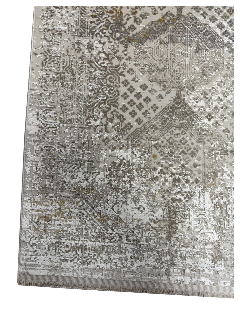Pacific Ibiza 74053 Ivory Cream Modern Power Loom Rug