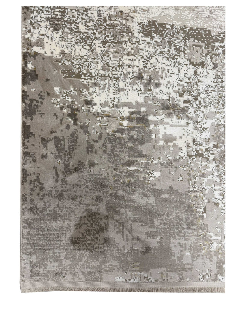 Pacific Ibiza 74055 Ivory Cream Modern Power Loom Rug