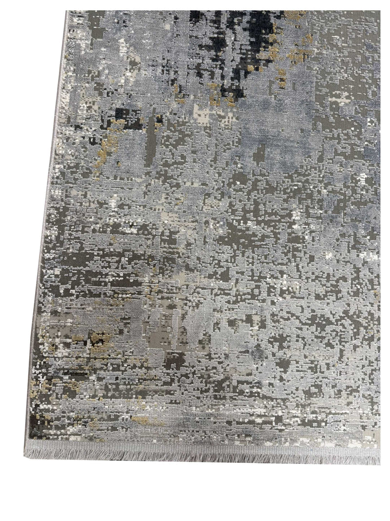 Pacific Ibiza 74056 Ivory Grey Modern Power Loom Rug