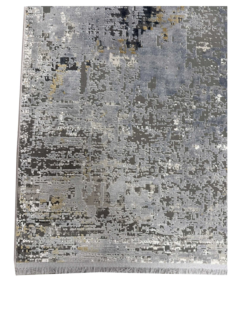 Pacific Ibiza 74058 Ivory Grey Modern Power Loom Rug