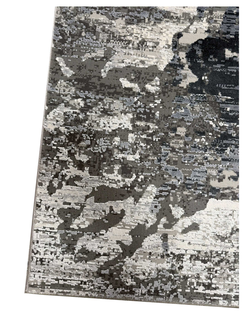 Pacific Ibiza 74059 Ivory Grey Modern Power Loom Rug