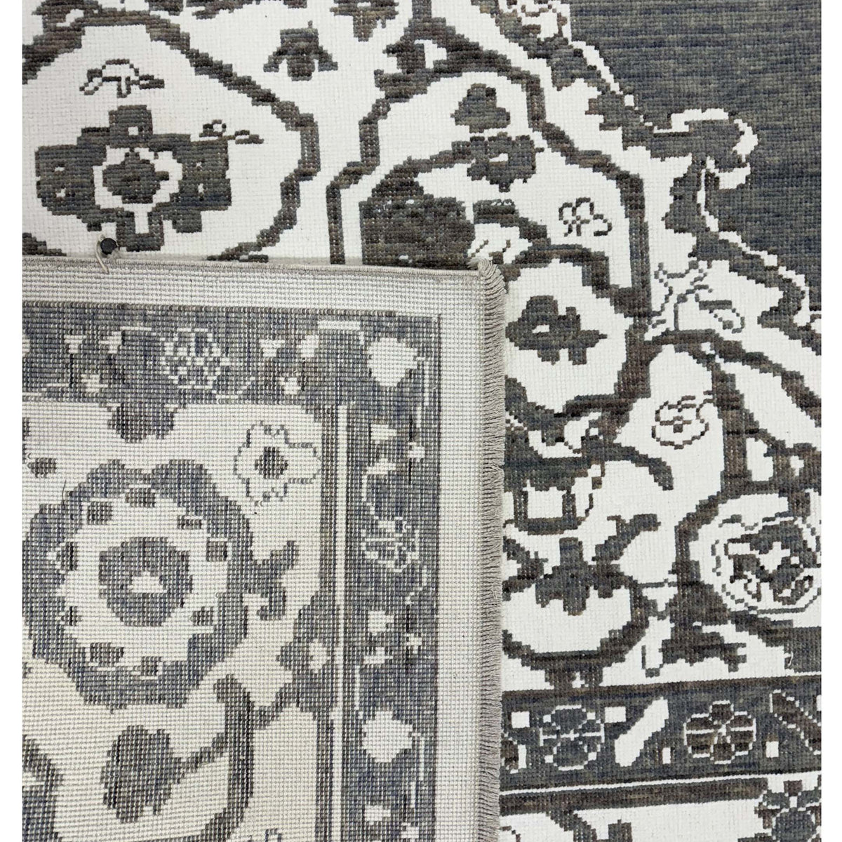 Pacific California 74063 Ivory Grey Modern Power Loom Rugs
