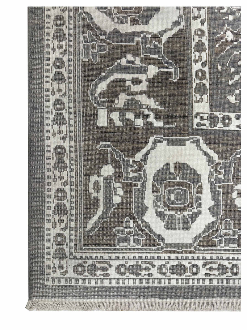 Pacific California 74064 Ivory Grey Modern Power Loom Rugs