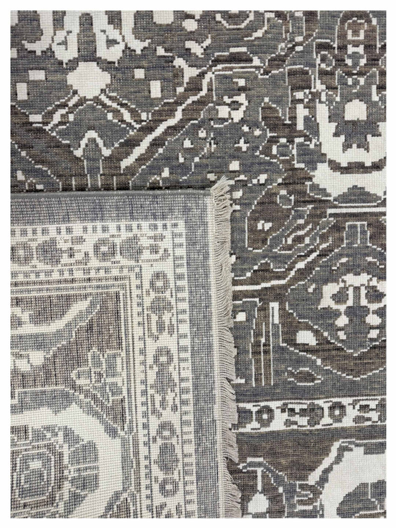 Pacific California 74064 Ivory Grey Modern Power Loom Rugs