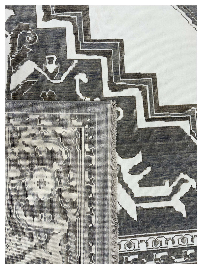 Pacific California 74065 Ivory Grey Modern Power Loom Rugs