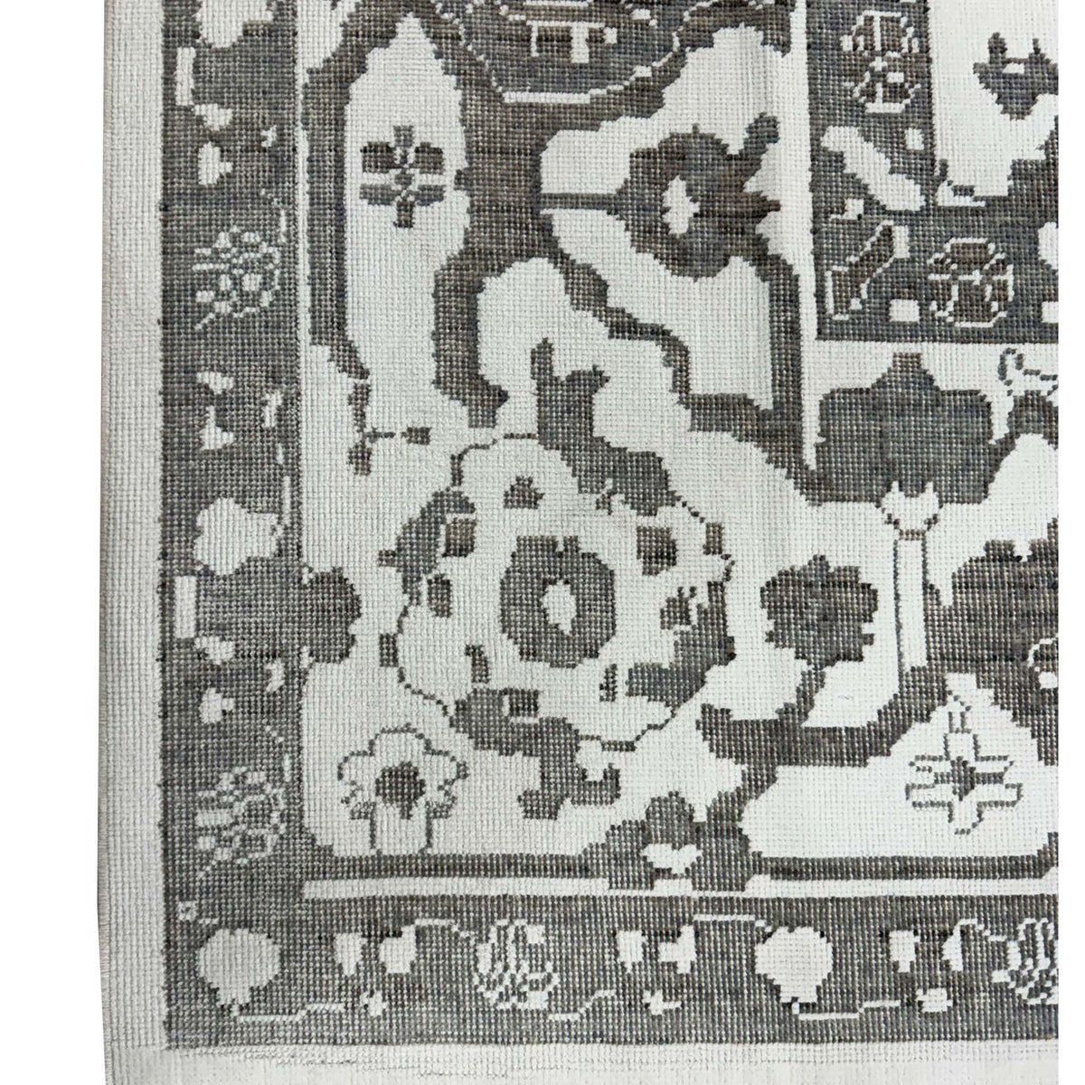 Pacific California 74066 Ivory Grey Modern Power Loom Rugs