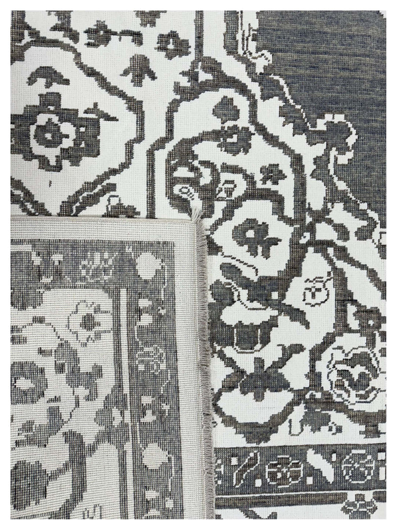 Pacific California 74066 Ivory Grey Modern Power Loom Rugs