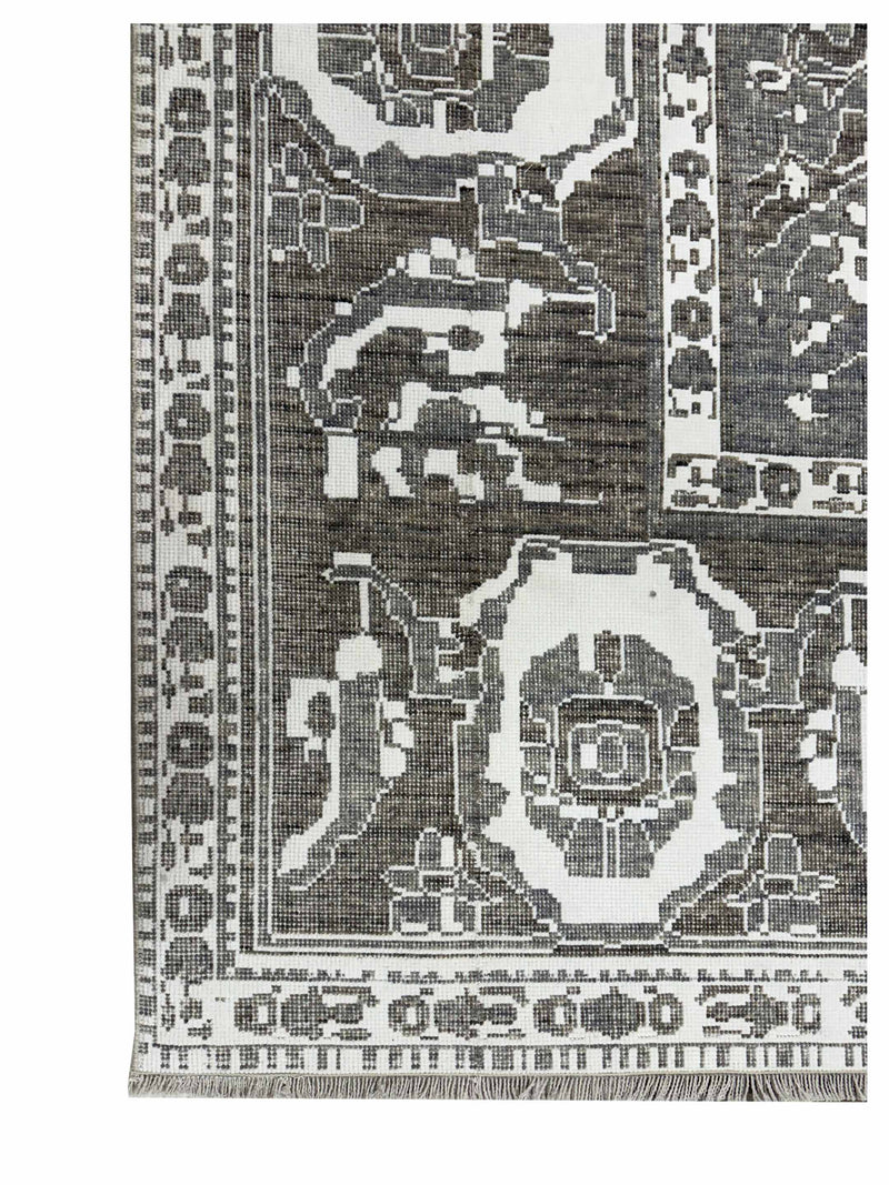 Pacific California 74069 Ivory Grey Modern Power Loom Rugs