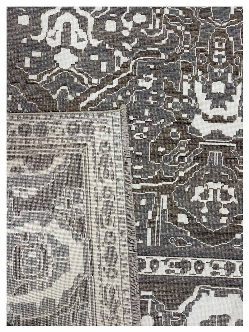 Pacific California 74069 Ivory Grey Modern Power Loom Rugs