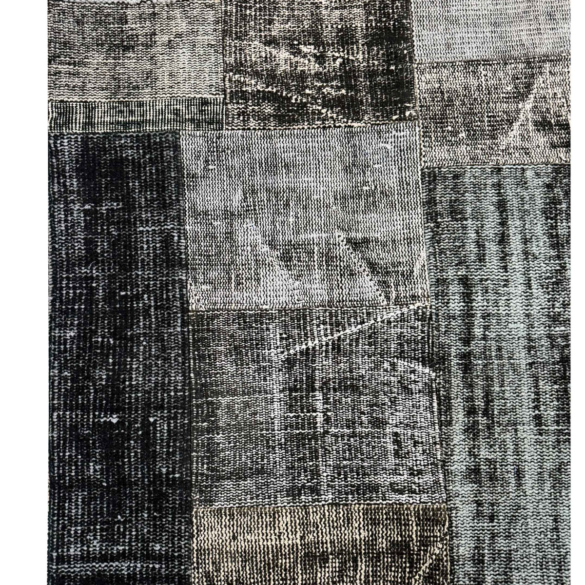 Pacific Vintage Fragments 74297 Lt.Gray Multi Modern Hand Knotted Rugs
