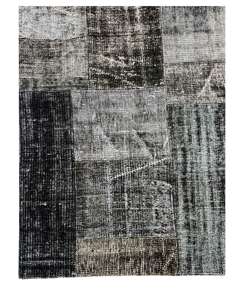 Pacific Vintage Fragments 74297 Lt.Gray Multi Modern Hand Knotted Rugs