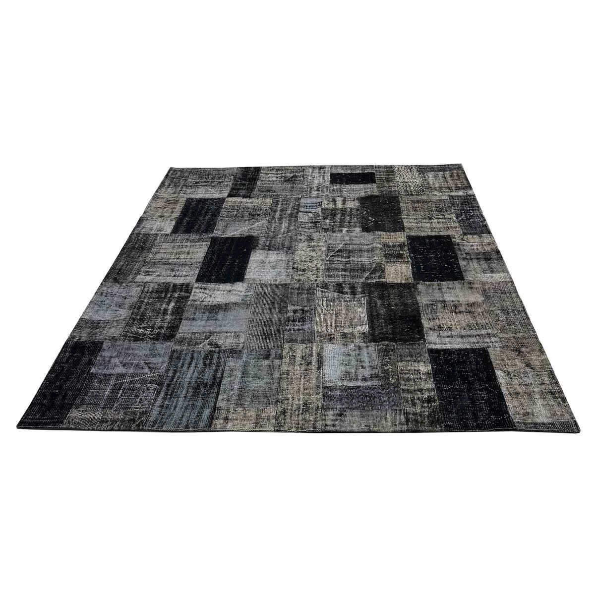 Pacific Vintage Fragments 74297 Lt.Gray Multi Modern Hand Knotted Rugs