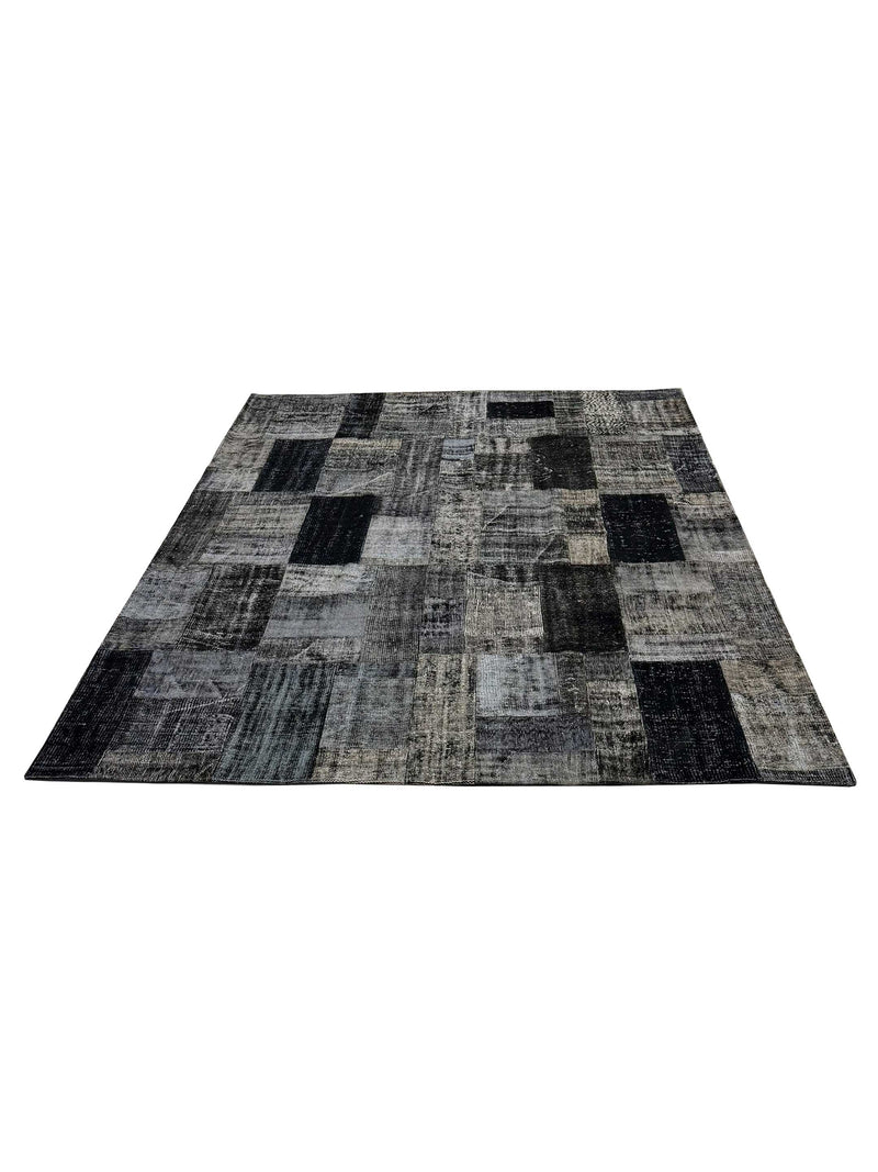 Pacific Vintage Fragments 74297 Lt.Gray Multi Modern Hand Knotted Rugs