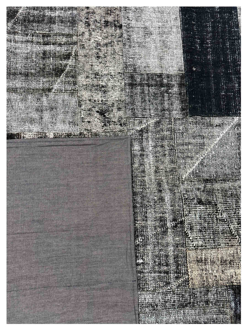 Pacific Vintage Fragments 74297 Lt.Gray Multi Modern Hand Knotted Rugs