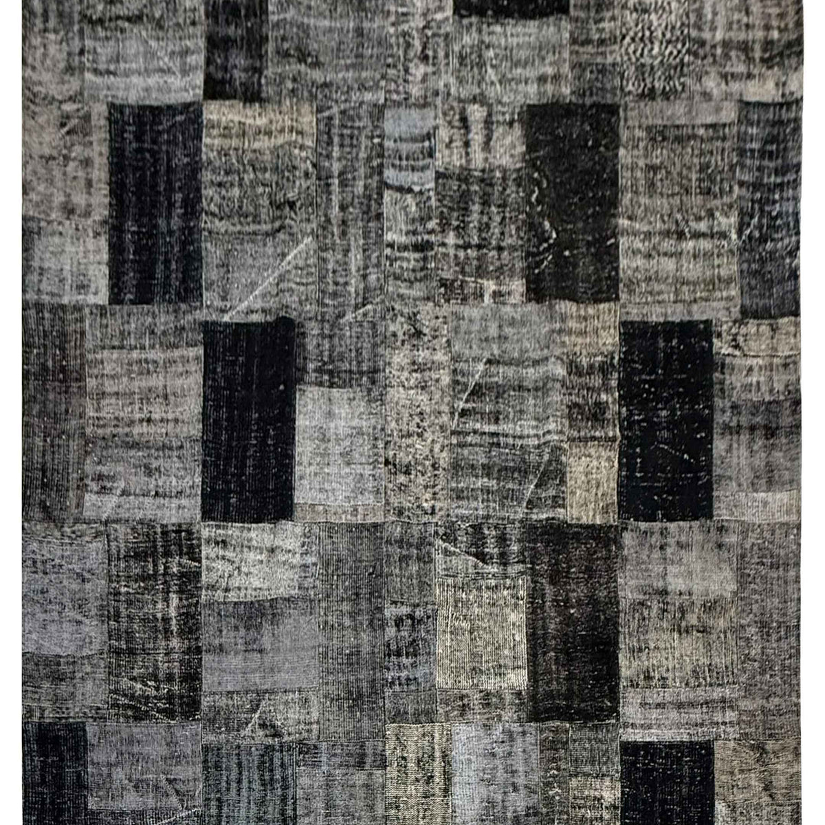 Pacific Vintage Fragments 74297 Lt.Gray Multi Modern Hand Knotted Rugs
