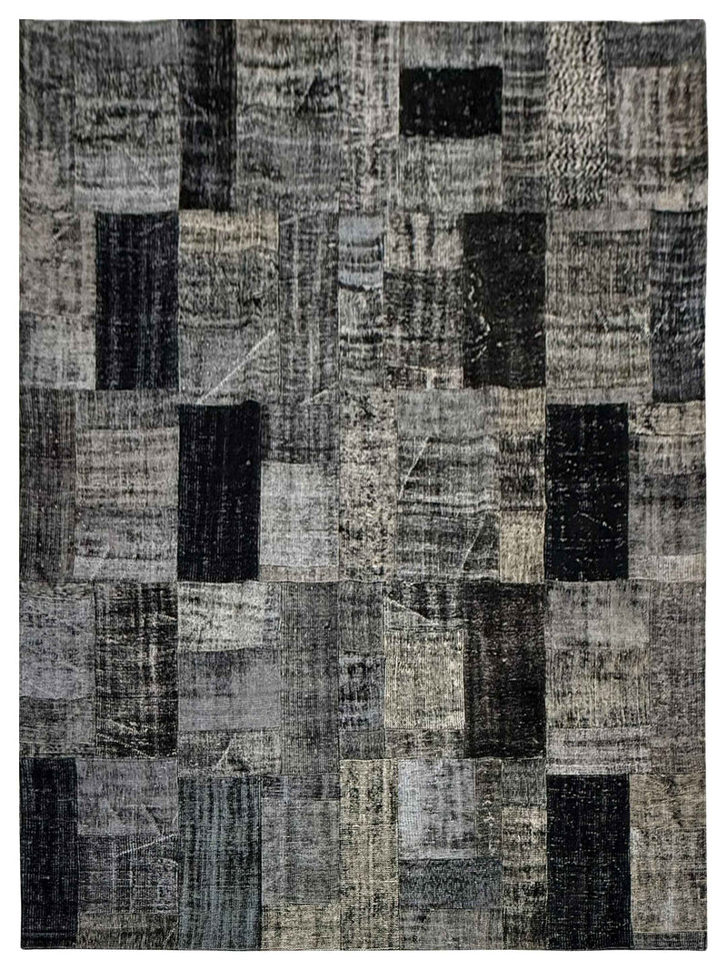 Pacific Vintage Fragments 74297 Lt.Gray Multi Modern Hand Knotted Rugs