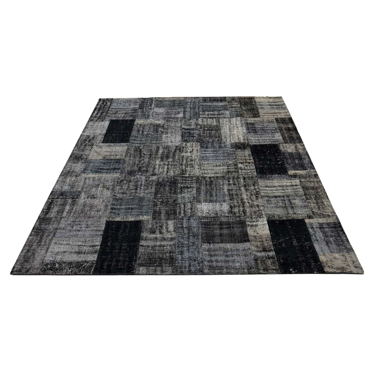 Pacific Vintage Fragments 74299 Lt.Gray Multi Modern Hand Knotted Rugs
