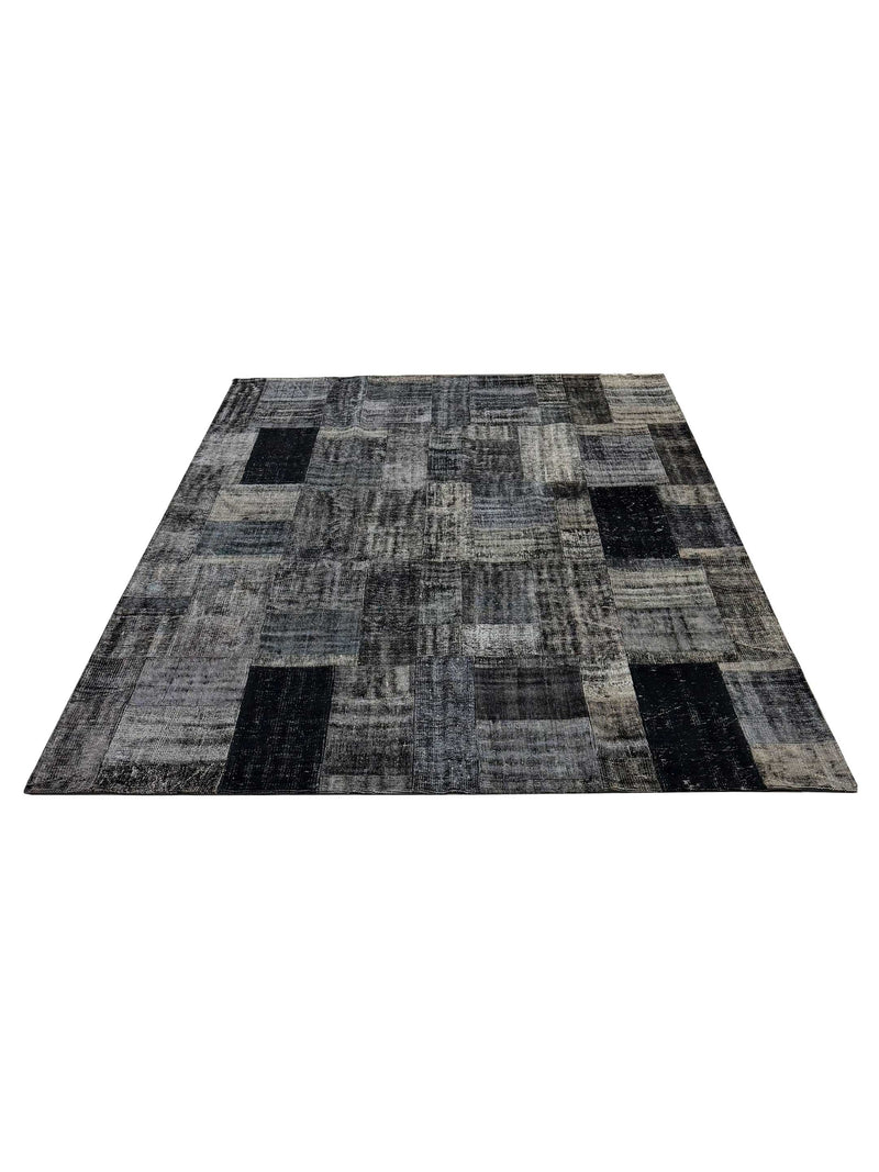 Pacific Vintage Fragments 74299 Lt.Gray Multi Modern Hand Knotted Rugs