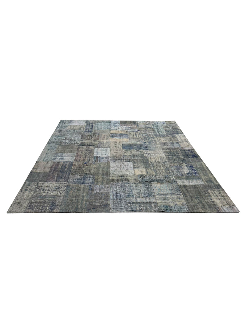 Pacific Vintage Fragments 74339 Lt.Gray Multi Modern Hand Knotted Rugs
