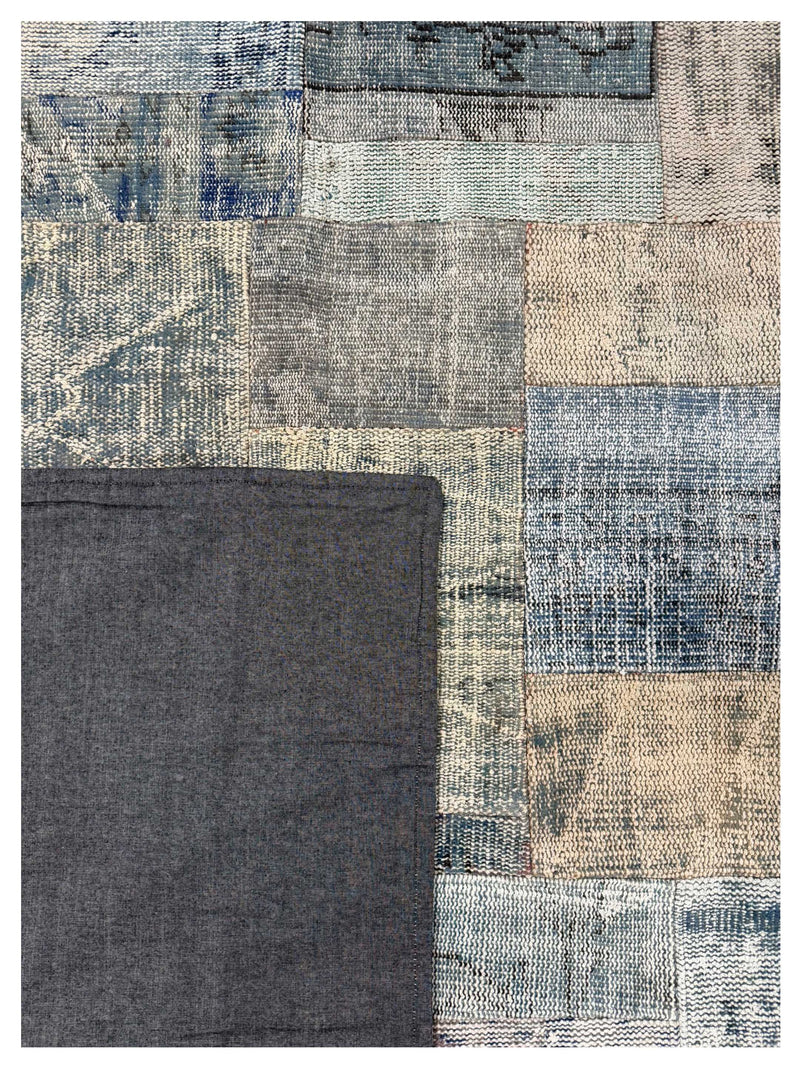 Pacific Vintage Fragments 74339 Lt.Gray Multi Modern Hand Knotted Rugs