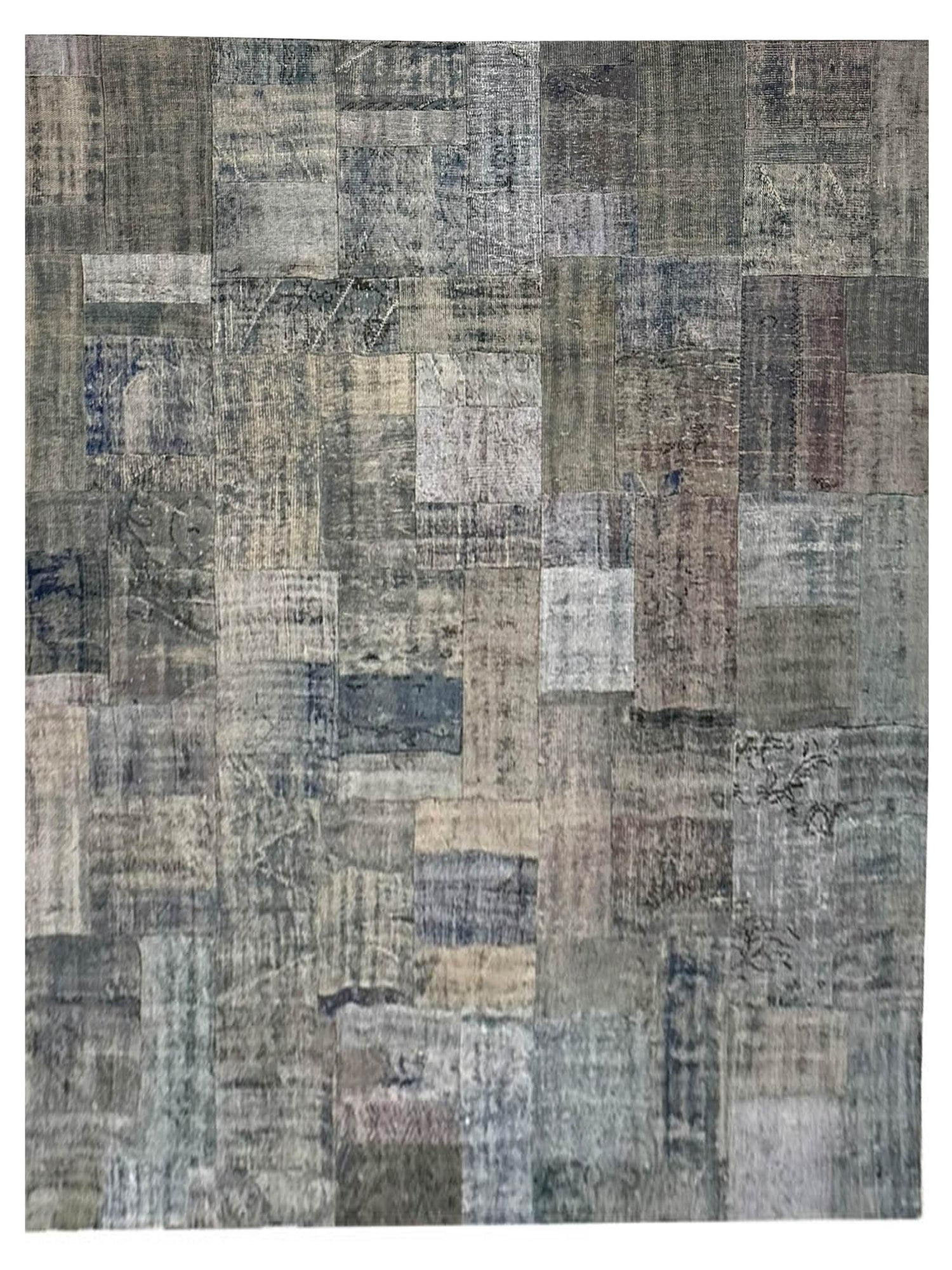 Pacific Vintage Fragments 74339 Lt.Gray Multi Modern Hand Knotted Rugs
