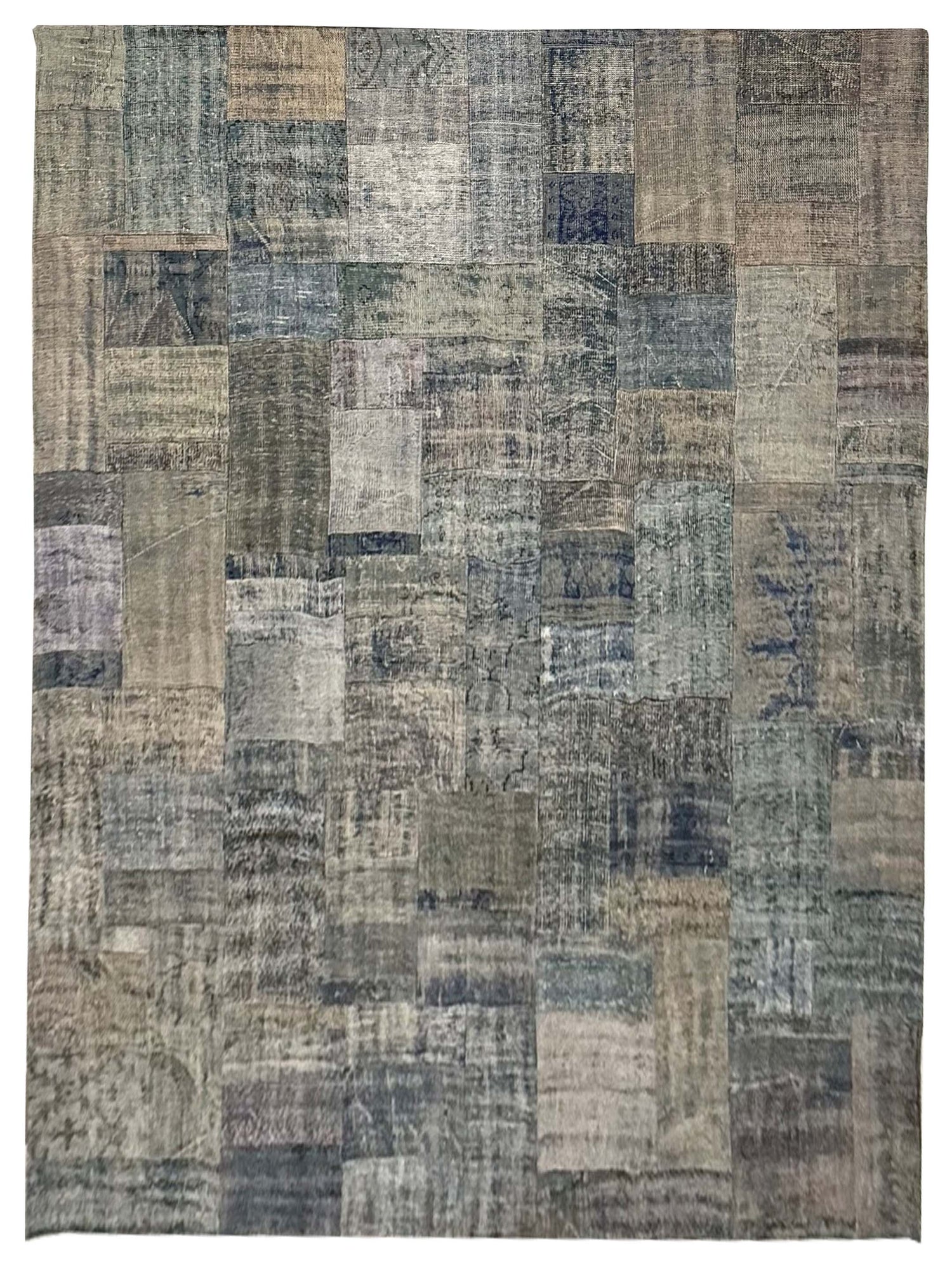 Pacific Vintage Fragments 74341 Lt.Gray Multi Modern Hand Knotted Rugs