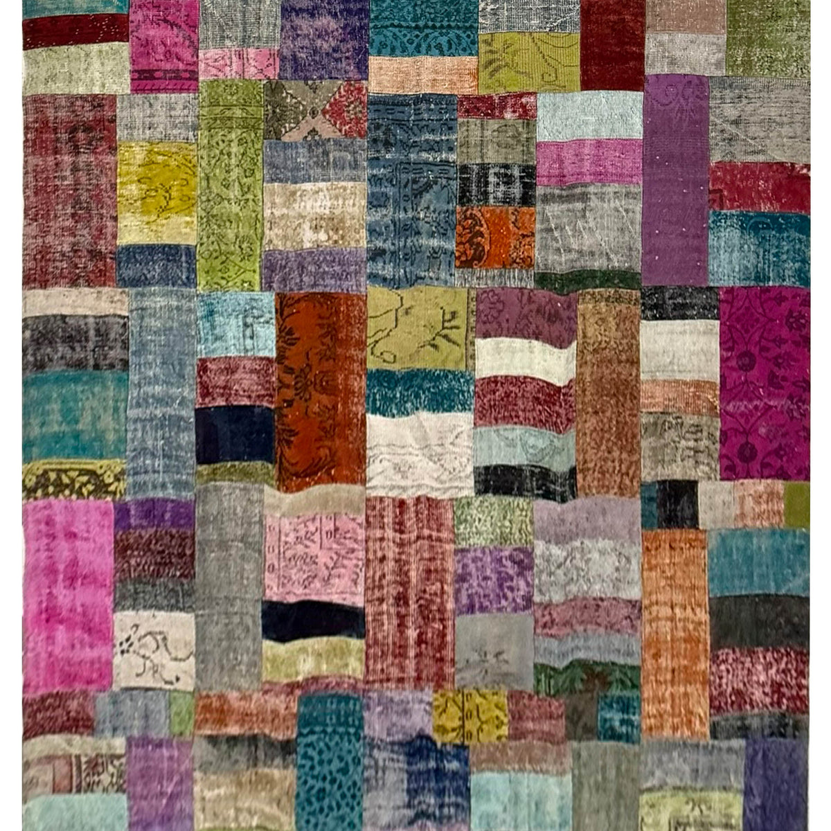 Pacific Vintage Fragments 74342 Multi Multi Modern Hand Knotted Rugs