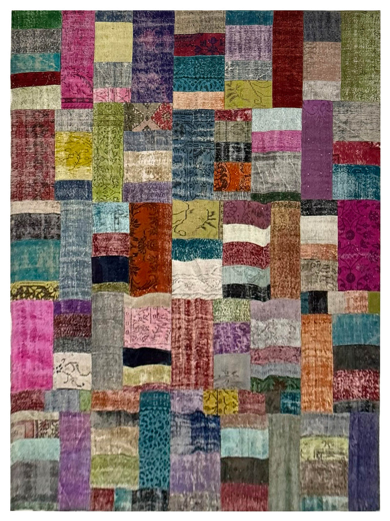 Pacific Vintage Fragments 74342 Multi Multi Modern Hand Knotted Rugs