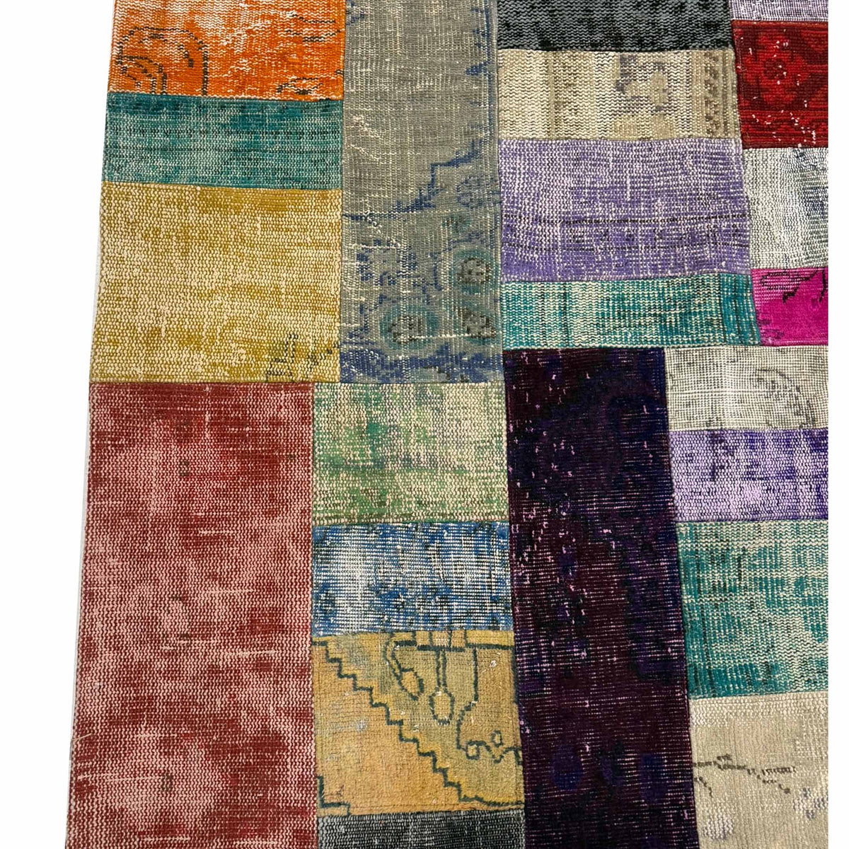Pacific Vintage Fragments 74343 Multi Multi Modern Hand Knotted Rugs
