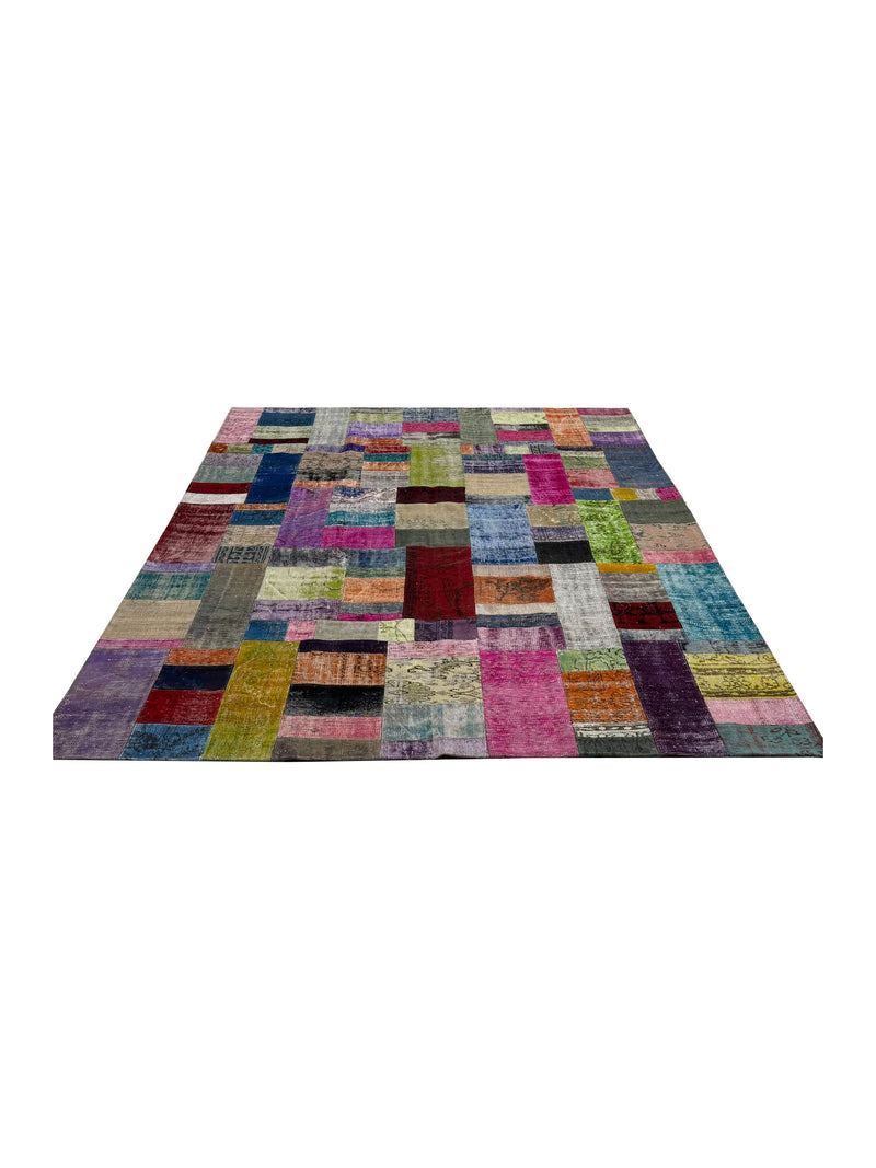 Pacific Vintage Fragments 74344 Multi Multi Modern Hand Knotted Rugs