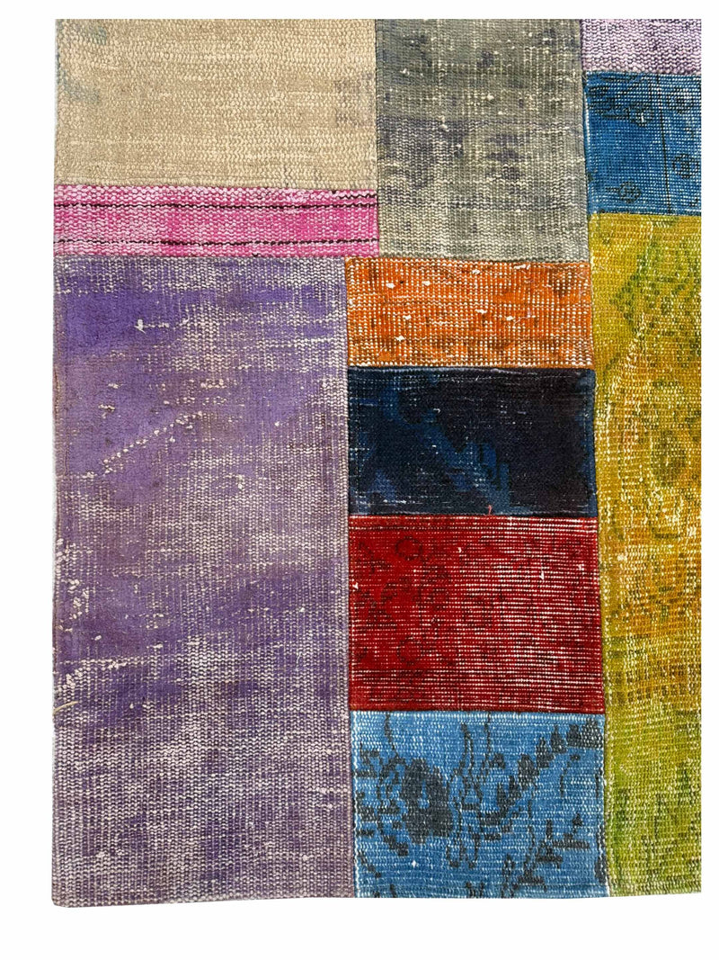 Pacific Vintage Fragments 74344 Multi Multi Modern Hand Knotted Rugs