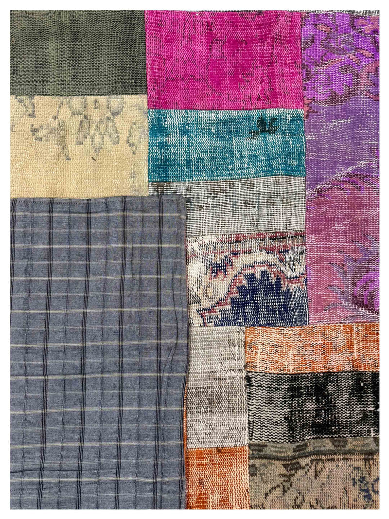 Pacific Vintage Fragments 74344 Multi Multi Modern Hand Knotted Rugs