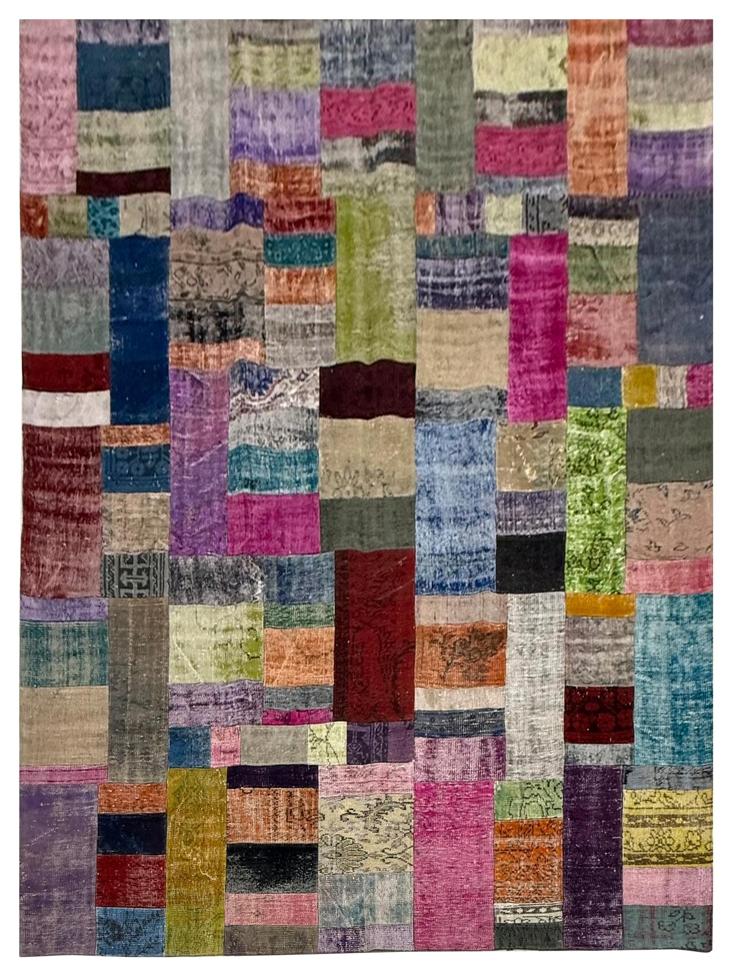 Pacific Vintage Fragments 74344 Multi Multi Modern Hand Knotted Rugs