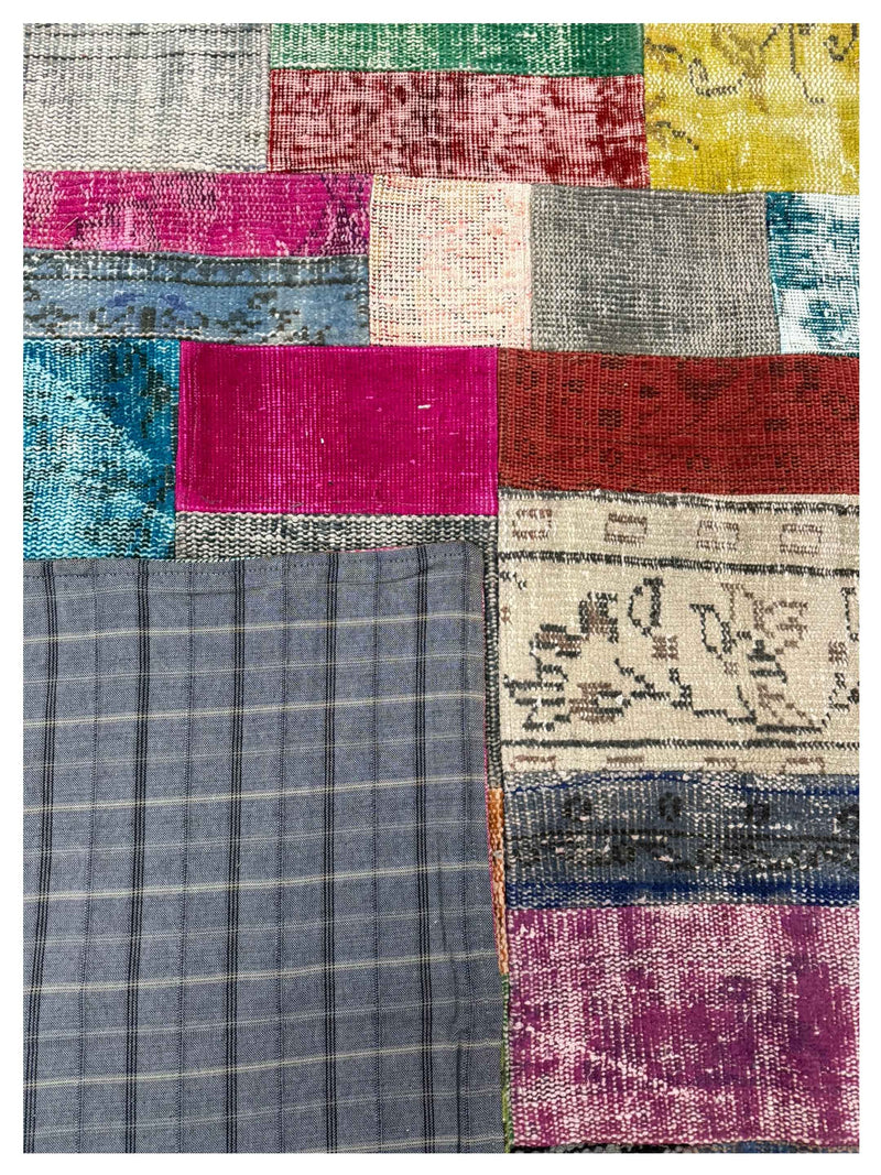 Pacific Vintage Fragments 74345 Multi Multi Modern Hand Knotted Rugs