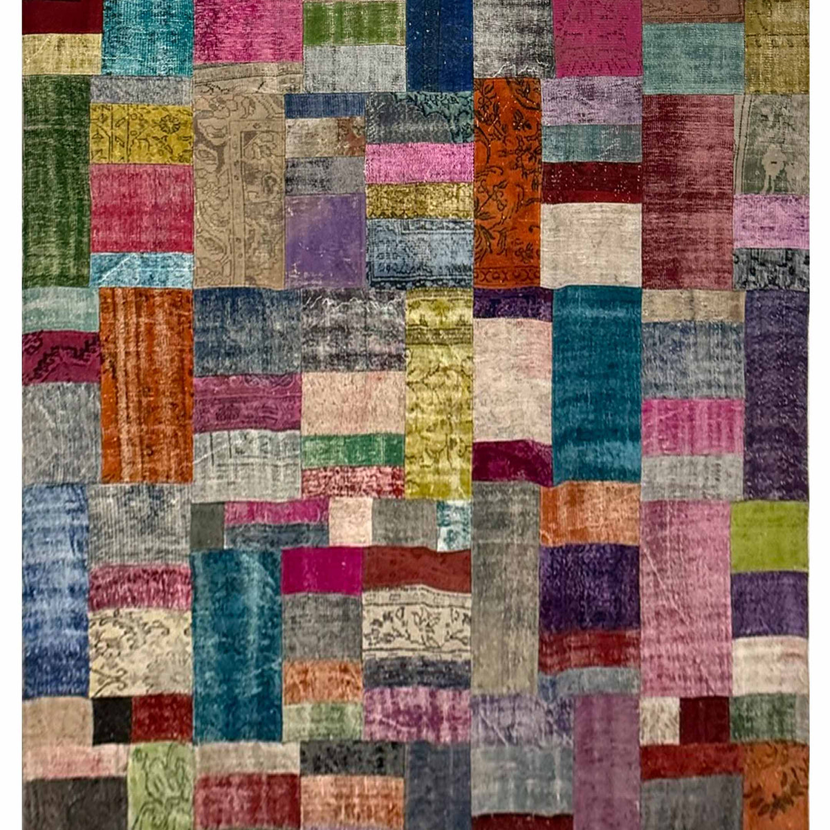 Pacific Vintage Fragments 74345 Multi Multi Modern Hand Knotted Rugs