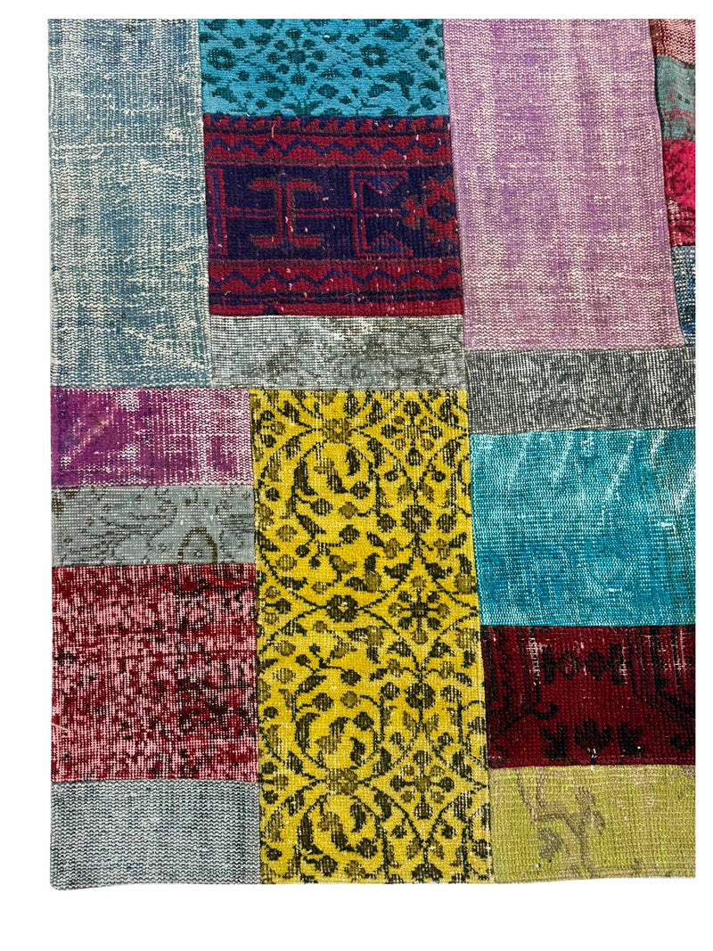 Pacific Vintage Fragments 74346 Multi Multi Modern Hand Knotted Rugs