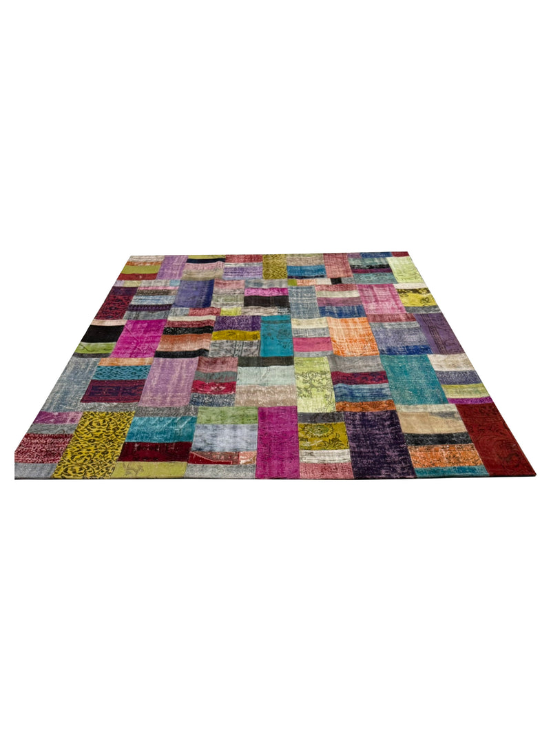 Pacific Vintage Fragments 74346 Multi Multi Modern Hand Knotted Rugs