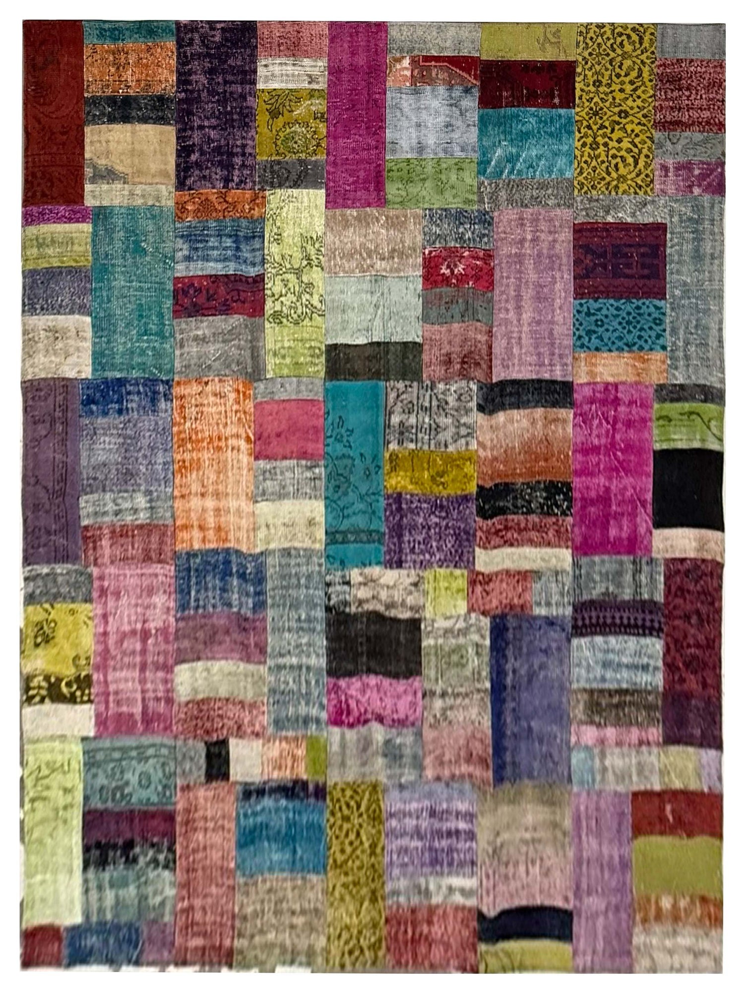Pacific Vintage Fragments 74346 Multi Multi Modern Hand Knotted Rugs