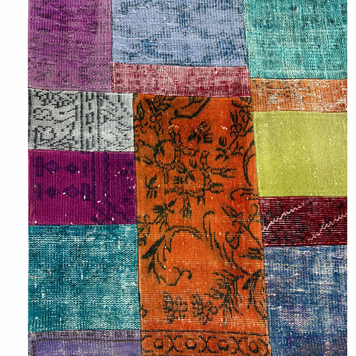 Pacific Vintage Fragments 74347 Multi Multi Modern Hand Knotted Rugs