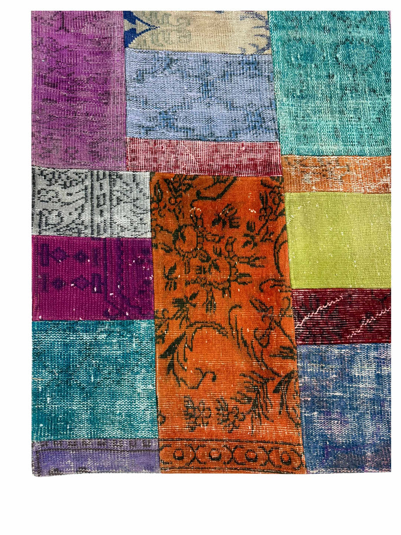 Pacific Vintage Fragments 74347 Multi Multi Modern Hand Knotted Rugs