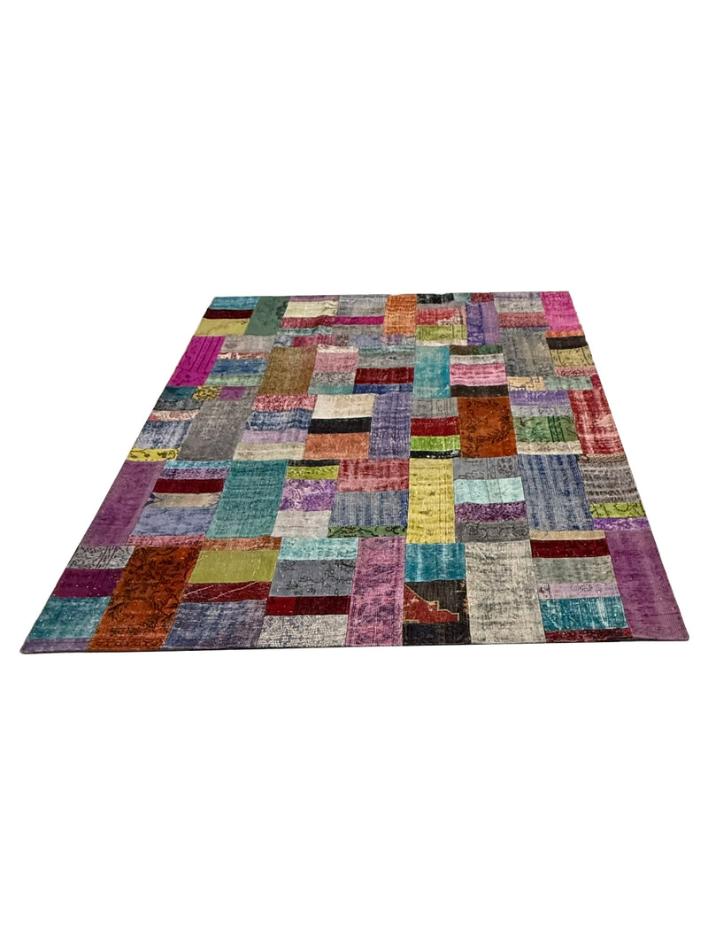 Pacific Vintage Fragments 74347 Multi Multi Modern Hand Knotted Rugs