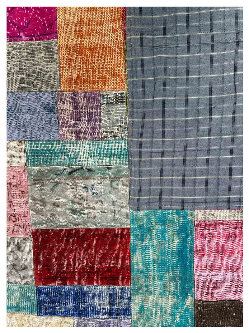 Pacific Vintage Fragments 74347 Multi Multi Modern Hand Knotted Rugs
