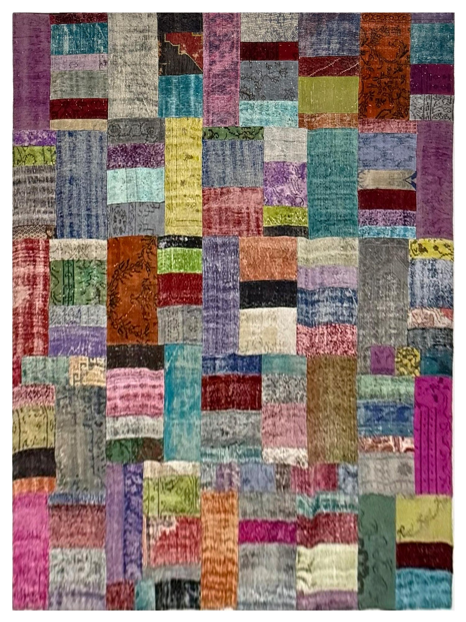 Pacific Vintage Fragments 74347 Multi Multi Modern Hand Knotted Rugs
