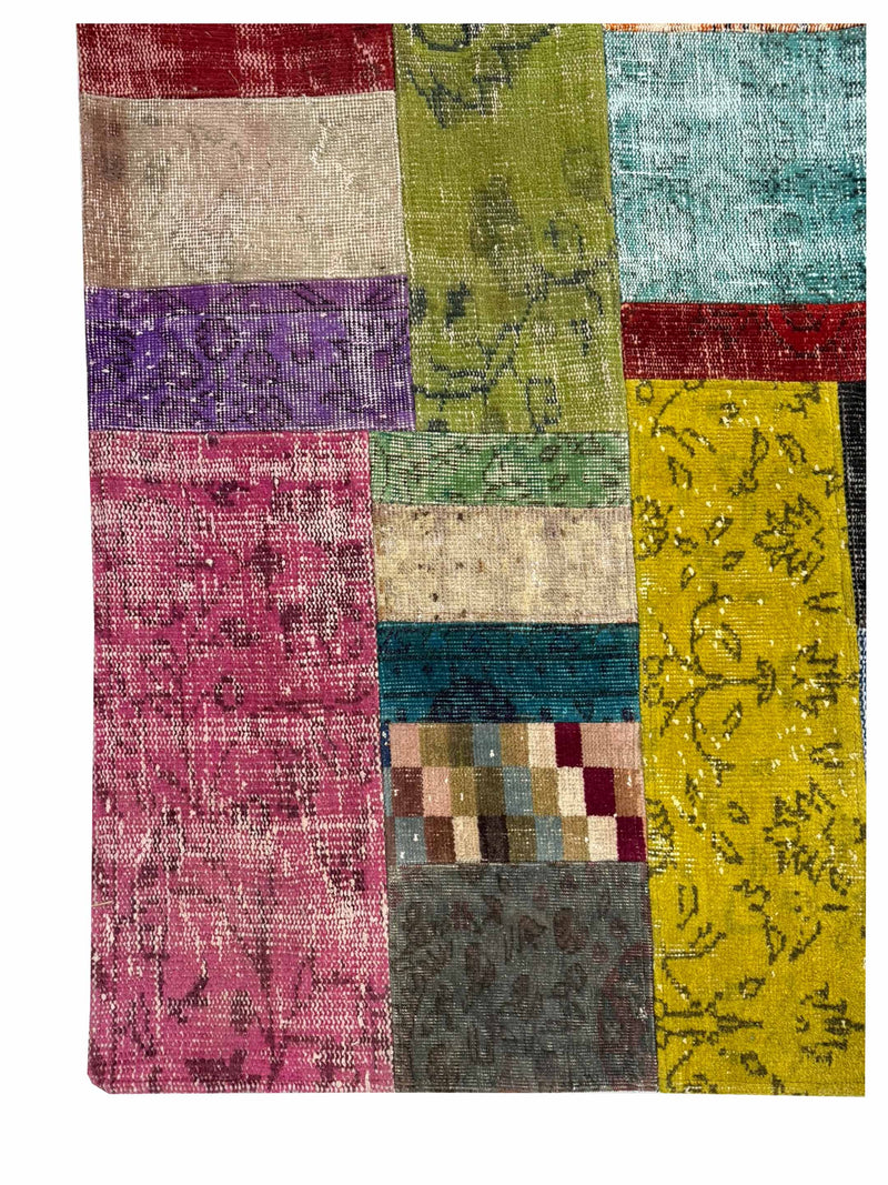 Pacific Vintage Fragments 74349 Multi Multi Modern Hand Knotted Rugs