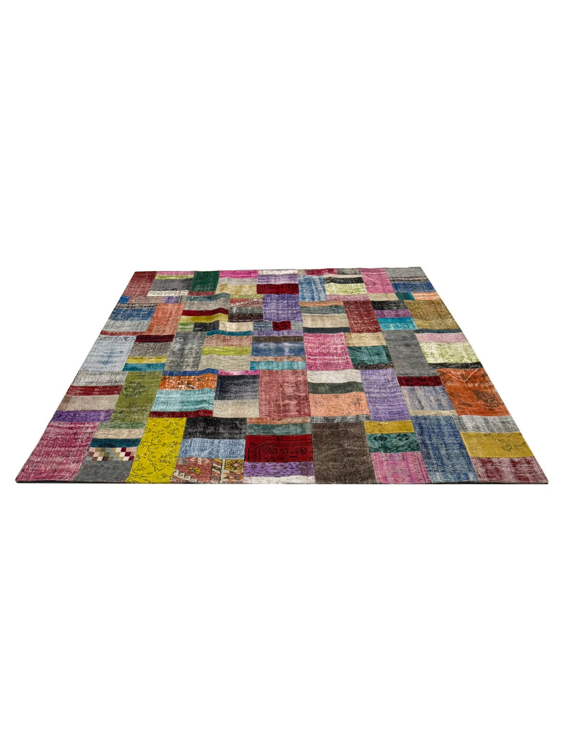 Pacific Vintage Fragments 74349 Multi Multi Modern Hand Knotted Rugs
