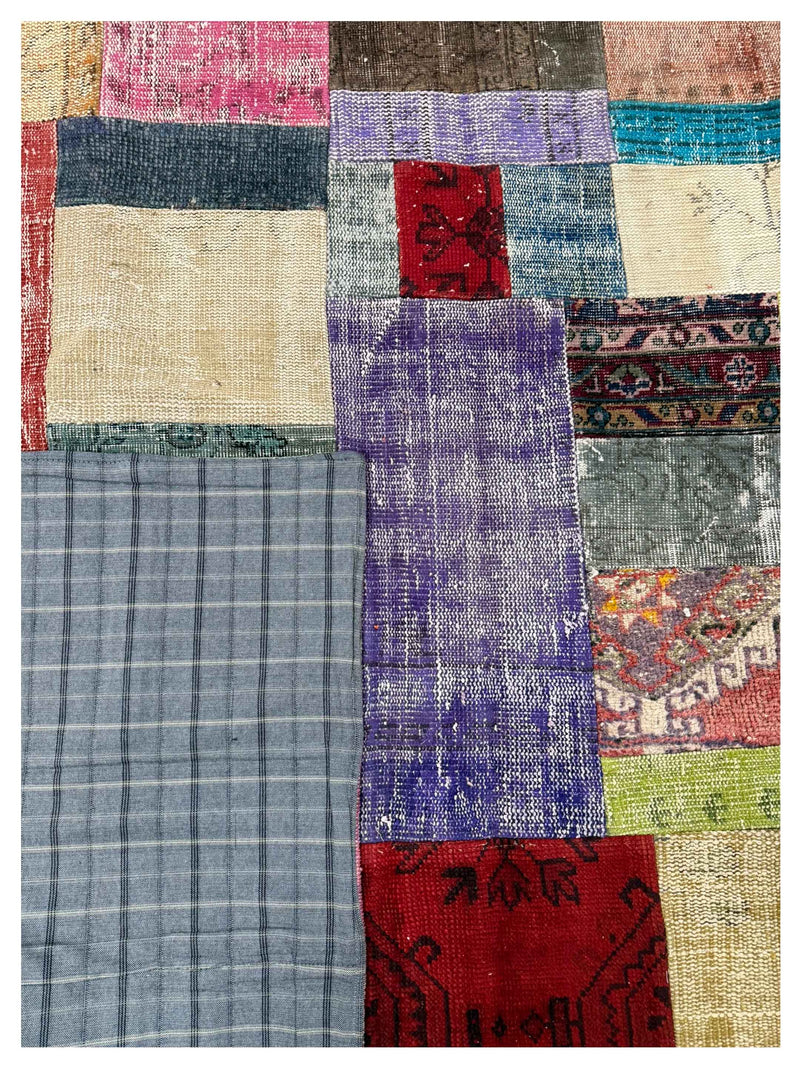Pacific Vintage Fragments 74349 Multi Multi Modern Hand Knotted Rugs