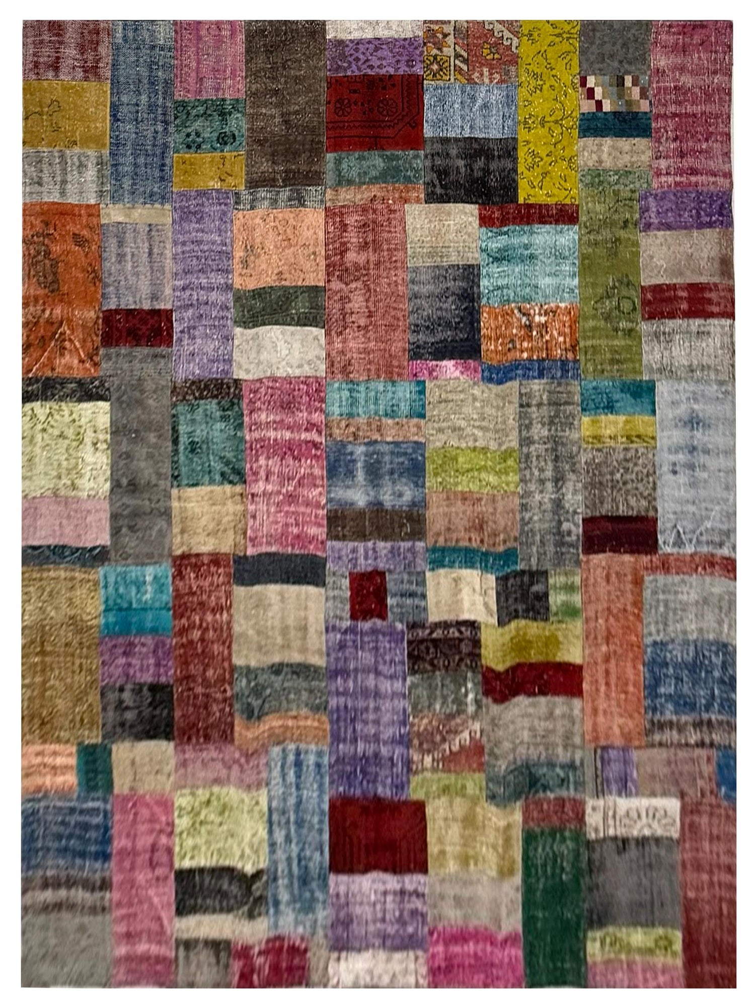 Pacific Vintage Fragments 74349 Multi Multi Modern Hand Knotted Rugs