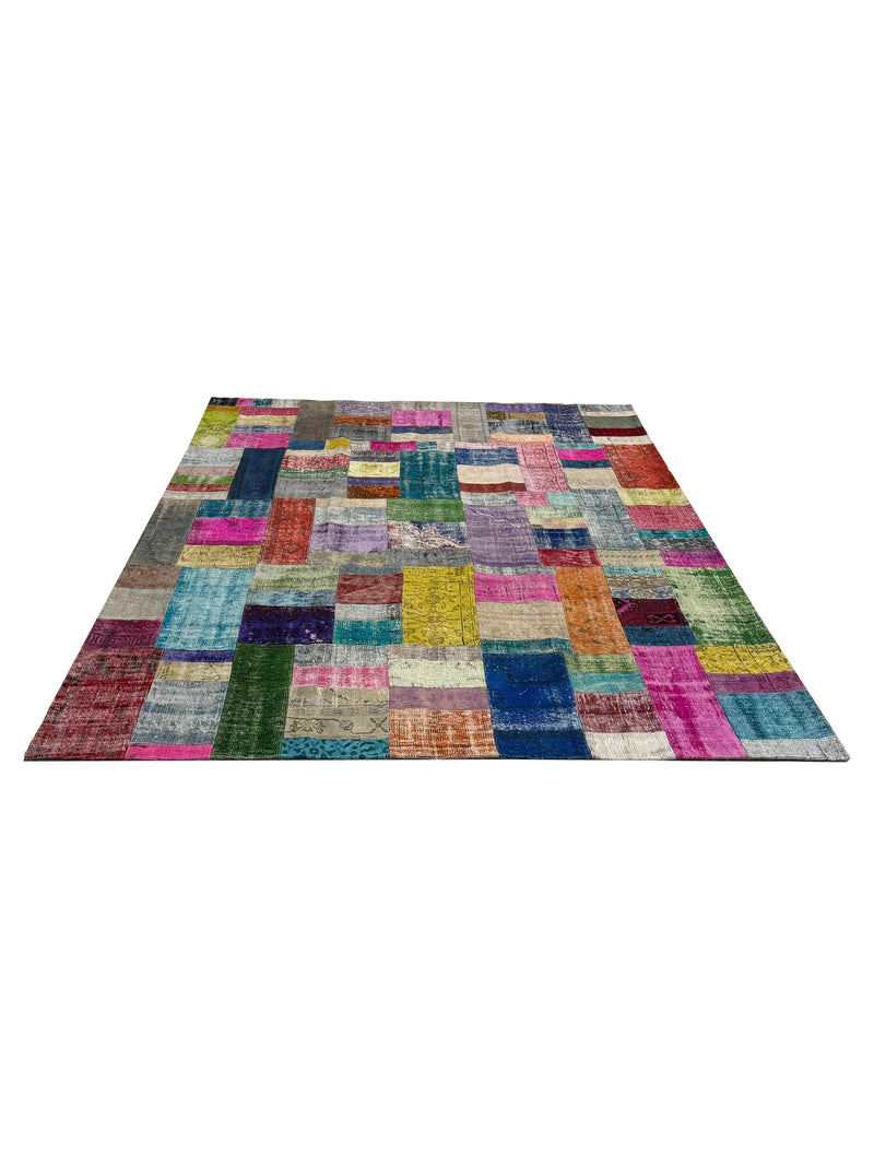 Pacific Vintage Fragments 74350 Multi Multi Modern Hand Knotted Rugs