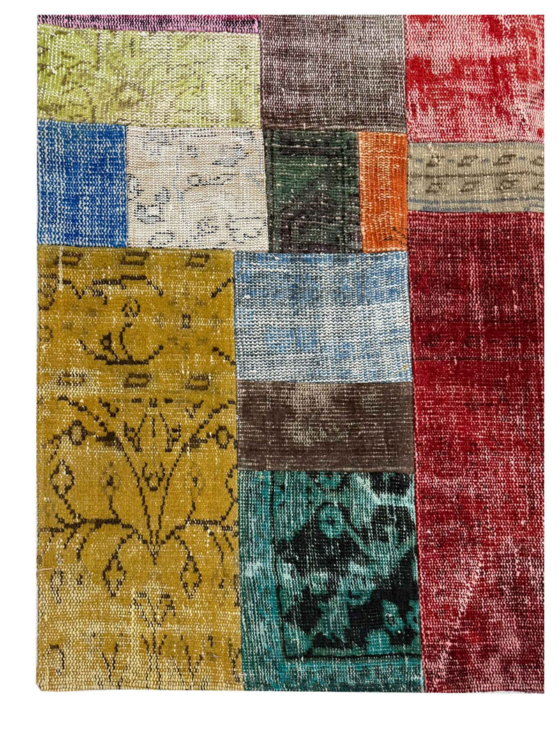 Pacific Vintage Fragments 74351 Multi Multi Modern Hand Knotted Rugs